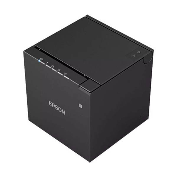 Epson TM-M30III impresora de tickets negra con Wi-Fi, Ethernet y Bluetooth e incluye 5 rollos de papel térmico blanco de 80x80x12 para caja registradora. 831988 - 4