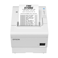 Epson TM-T88VII (111) Impresora de recibos blanca con USB y Ethernet 832347