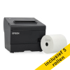 Epson TM-T88VII impresora de recibos con 5 rollos de papel termotransferible para caja registradora de 80x80x12 cm, color blanco. 832332 - 1