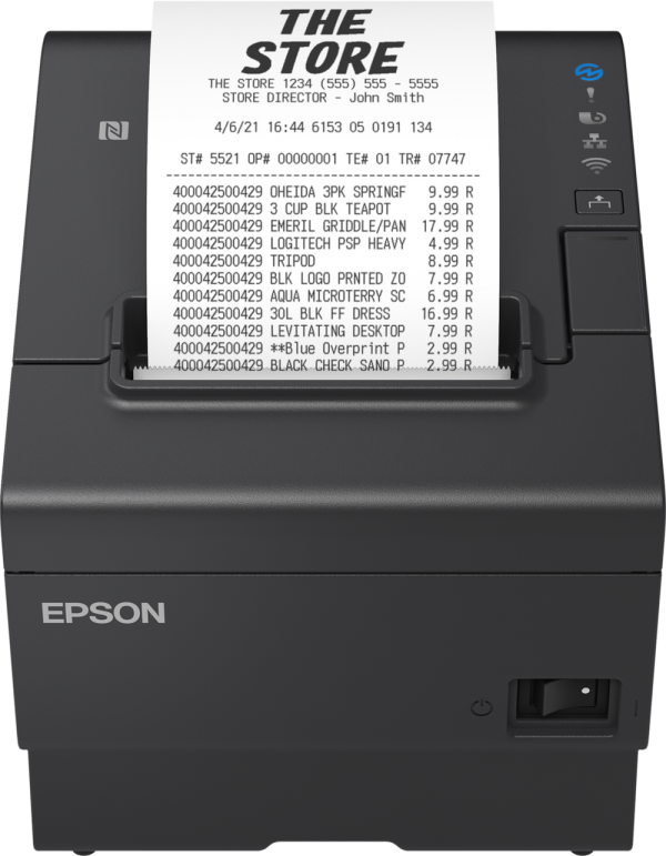 Epson TM-T88VII impresora de tickets con Ethernet 831916 - 1