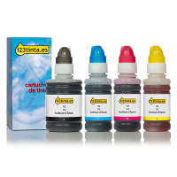 Epson serie 113 cartuchos de tinta (marca 123tinta) | Pack negro + 3 colores 127085
