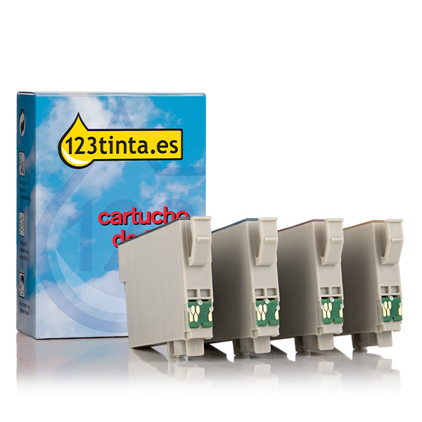 Epson serie 503 cartuchos de tinta (marca 123tinta) | Pack negro + 3 colores 160228 - 1