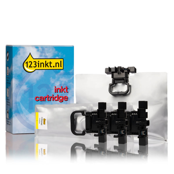 Epson serie C13T01D cartuchos de tinta (marca 123tinta) | Pack negro + 3 colores 110834 - 1