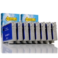 Epson serie T061 cartuchos de tinta (marca 123tinta) | Pack 2 negros + 6 colores 110611