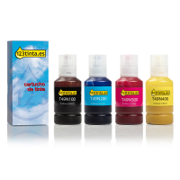 Epson serie T49N cartuchos de tinta (marca 123tinta) | Pack negro + 3 colores 160682