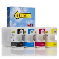 Epson serie T789 cartuchos de tinta (marca 123tinta) | Pack negro + 3 colores