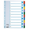 Esselte 100161 separadores de cartón A4 con 10 pestañas (11 agujeros)