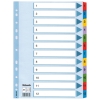 Esselte 100162 separadores de cartón A4 con 12 pestañas (11 agujeros) 203836 - 1