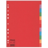 Esselte 100202 separadores de cartón de colores A4 con 12 pestañas (11 agujeros) 100202 203516 - 1
