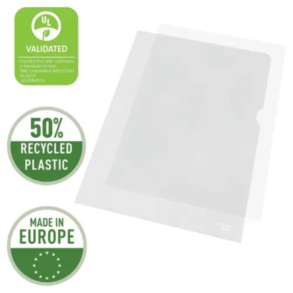 Esselte 14600 dosier PVP transparente folio (100 unidades) 426997 - 2