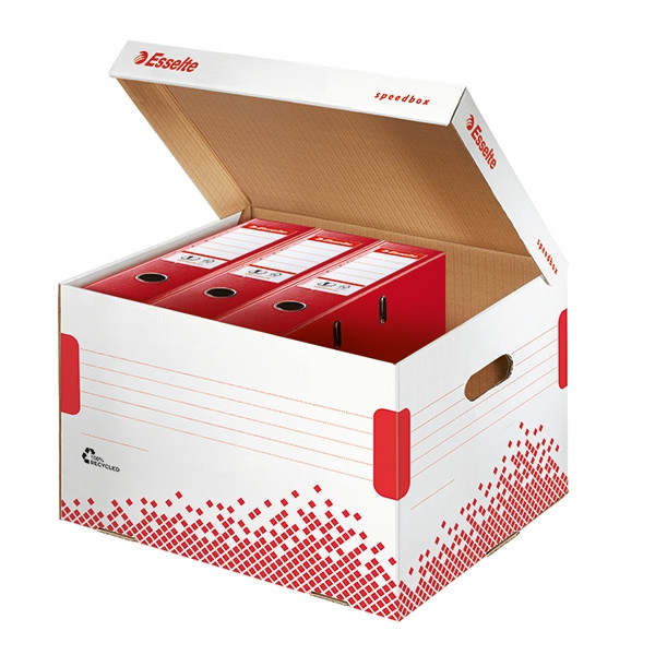 Esselte 623914 Caja de archivo speedbox | A4 | 392 x 301 x 334 mm | 15 unidades