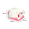 Esselte 623914 Caja de archivo speedbox | A4 | 392 x 301 x 334 mm | 15 unidades 203216 - 3