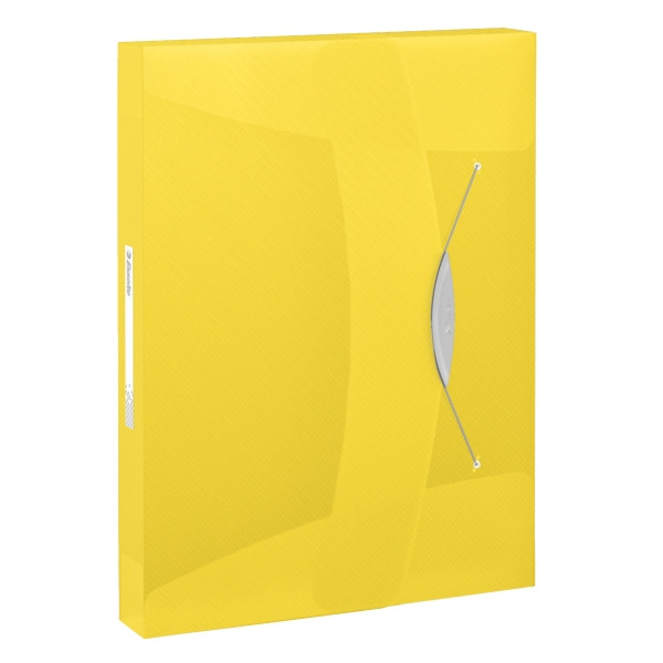 Esselte 6240 Vivida Carpeta de documentos amarillo transparente | 47mm | 380 hojas