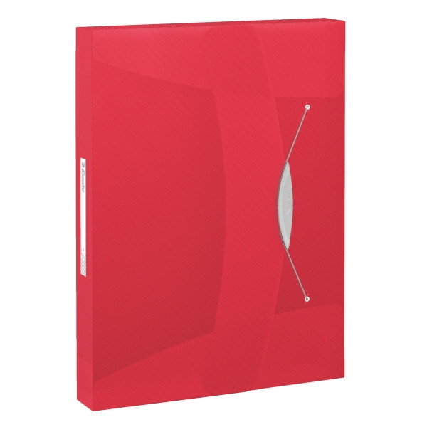 Esselte 6240 Vivida Carpeta de documentos rojo transparente | 47mm | 380 hojas