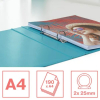 Esselte 626497 Archivador de plástico con 2 anillas azul 42mm 427181 - 2