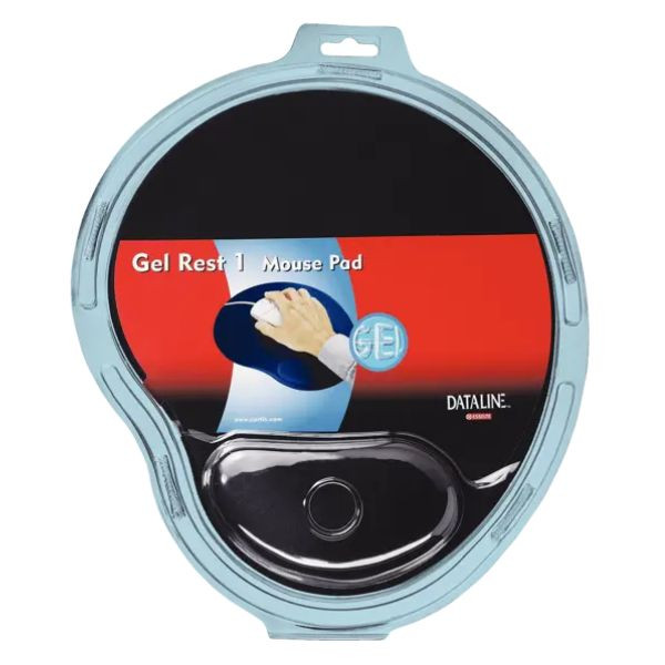 Esselte Alfombrilla de ratón con reposamuñecas de gel negro 227526 - 3