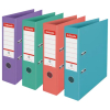 Esselte Archivador plástico palanca A4 75mm surtido colores 427175 - 1