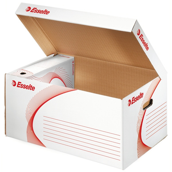 Esselte Caja de archivo y transporte 1289 | A4/Folio | 560 x 265 x 380 mm | 10 unidades. 128900 203922 - 1