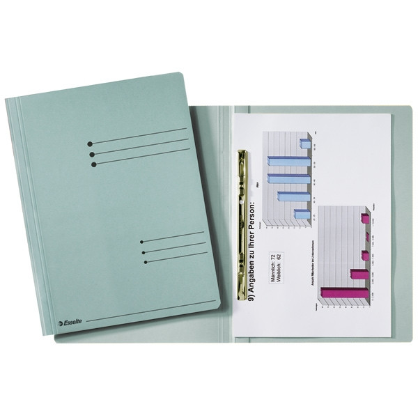 Esselte Carpeta con tapa deslizante azul A4 | 50 unidades 1033202 203674 - 1