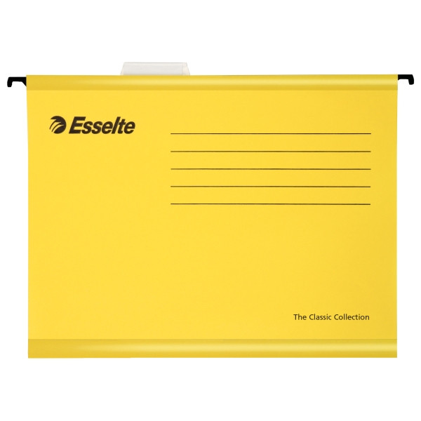 Esselte Classic Carpeta colgante reforzada | 345 mm | amarillo | 25 unidades