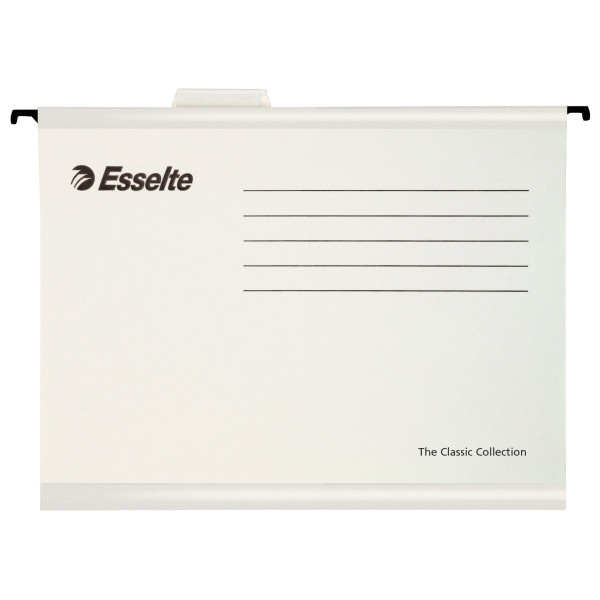Esselte Classic Carpeta colgante reforzada | 345 mm | blanco | 25 unidades 90319 203234 - 1