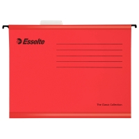 Esselte Classic Carpeta colgante reforzada | 345 mm | rojo | 25 unidades 203232