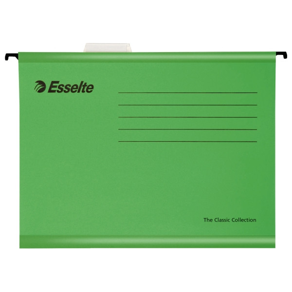 Esselte Classic Carpeta colgante reforzada | 345 mm | verde | 25 unidades