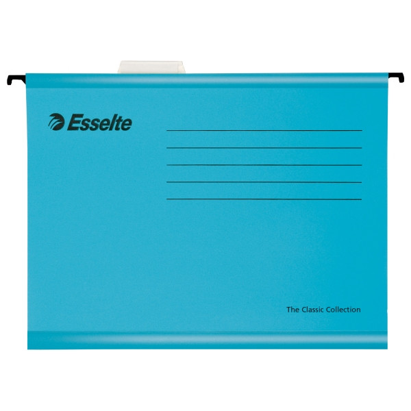 Esselte Classic Carpeta colgante reforzada | 380 mm | azul | 25 unidades