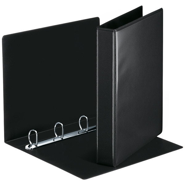 Esselte Essentials Panorama Carpeta de anillas | 4 anillas D | 30 mm | negro 49717 203876 - 1