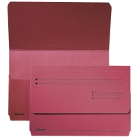 Esselte Pocket-File carpeta de cartón roja | 25 unidades 15842 203692