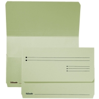 Esselte Pocket-File carpeta de cartón verde | 25 unidades 15844 203696