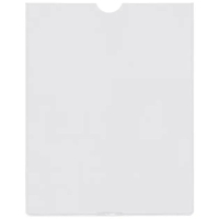 Esselte Portacarnets PVC transparente 170Q 171 x 221 mm (Tamaño cuarto) (100uds) 427086