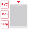 Esselte Portacarnets PVC transparente 185Q 232 x 305 mm(Tamaño DIN A4) (100uds) 427087 - 2