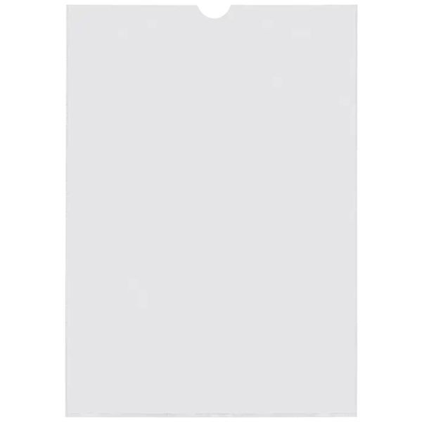 Esselte Portacarnets PVC transparente 190Q 231 x 330 mm (100uds) 427088 - 1