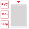 Esselte Portacarnets PVC transparente 190Q 231 x 330 mm (100uds) 427088 - 2