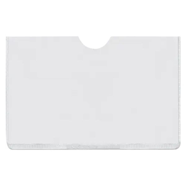 Esselte Portacarnets PVC transparente 60Q NIF 87 x 56 mm apaisado (100uds) 427080 - 1