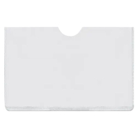 Esselte Portacarnets PVC transparente 60Q NIF 87 x 56 mm apaisado (100uds) 427080