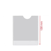 Esselte Portacarnets PVC transparente 90Q 93 x 138 mm (100uds) 427083 - 3