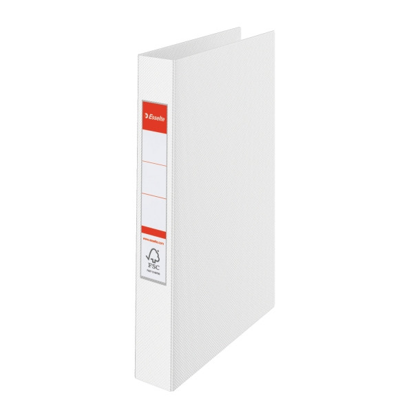 Esselte VIVIDA Archivador de plástico con 4 anillas blanco | 42 mm 14457 203776 - 1