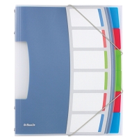 Esselte Vivida Carpeta transparente de clasificación con 6 separadores 624029 203259