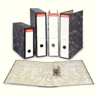 Esselte archivador de palanca con rado folio 75mm negro 427099