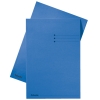 Esselte carpeta de cartón A4 azul | solapas de 10mm | con líneas impresas | 100 unidades 2013402 203620