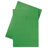 Esselte carpeta de cartón A4 verde | solapas de 10mm | con líneas impresas | 100 unidades 203628 - 1
