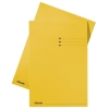 Esselte carpeta de cartón amarillo | tamaño folio | solapas de 10mm | con líneas impresas | 100 unidades 2012406 203640