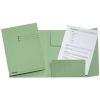 Esselte carpeta de cartón verde | tamaño folio | solapas | con líneas impresas | 50 unidades 203748 - 1