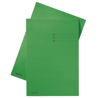 Esselte carpeta de cartón verde | tamaño folio | solapas de 10mm | con líneas impresas | 100 unidades 2012408 203642