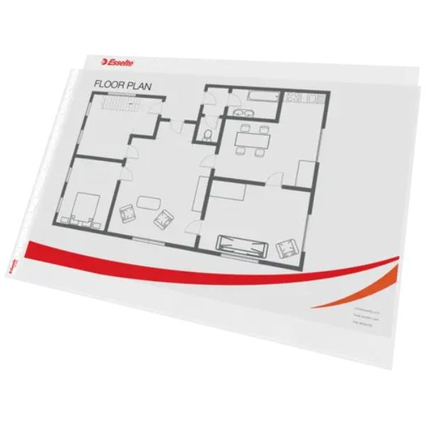 Esselte funda apaisada multitaladro A3 80 micras (10 uds) 427106 - 2