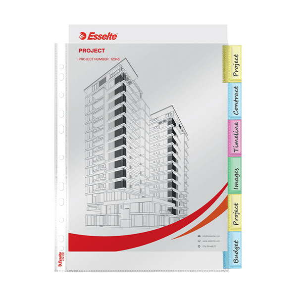 Esselte premium Fundas separadoras con 6 pestañas 414160 203227 - 3
