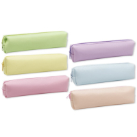 Estuche portatodo cuadrado - colores pastel surtido 426688