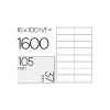 Etiquetas Adhesivas (105x37mm) - 100 hojas CEET-002 425206